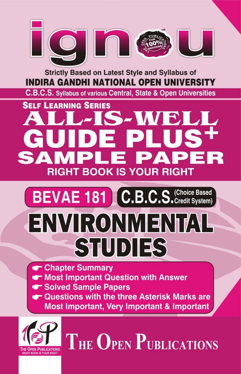 BEVAE 181 Environmental Studies All-Is-Well Guide Plus+ Sample P